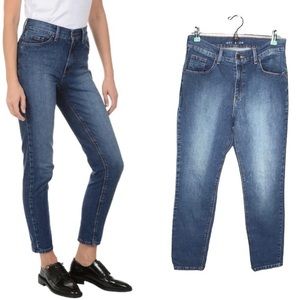 MOTT & BOW Mom Jeans in Ridg Medium Wash High Rise Size W30 L28